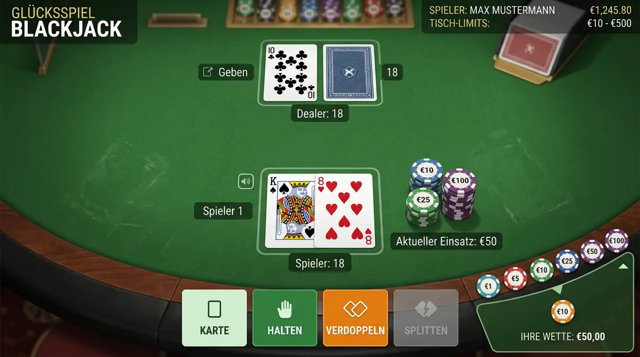 Tischspiele & Video Poker — Bluvegas