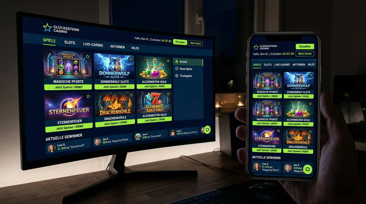 Nahtloser Spielgenuss auf allen mobilen Endgeräten · Bluvegas
